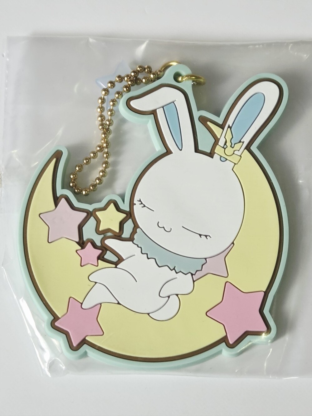 *3 for $30* Cardcaptor Sakura Clear Card Momo Rubber Strap Keychain - Clamp